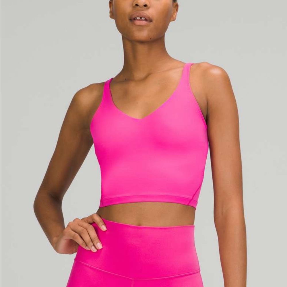 Excellent condition, Lululemon Align Tank Sonic Pink color, size 0